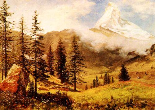 Albert Bierstadt The Matterhorn oil painting picture